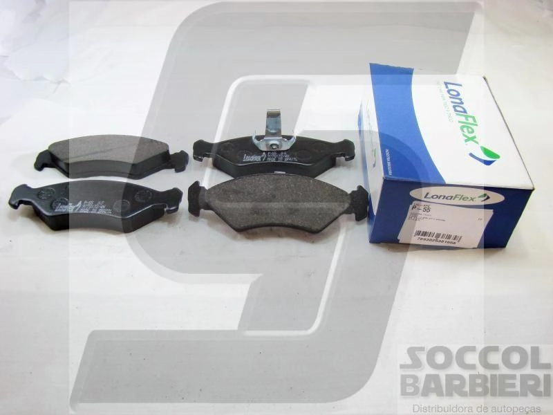 PASTILHA FREIO RODA DIANTEIRA SEM ABS FORD FIESTA/KA 1.0/1.3 97/09 NOVO 02/04.2009