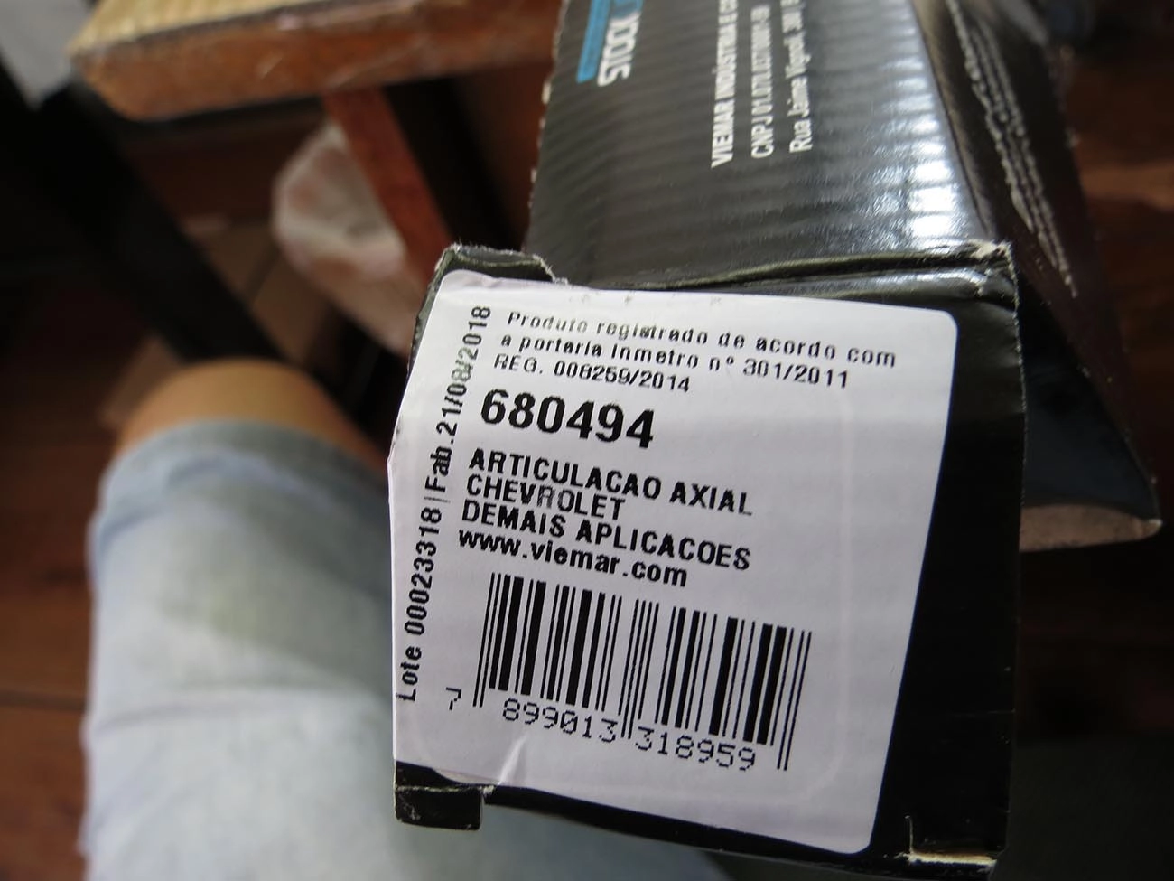 ARTICULAÇÃO/BARRA AXIAL DIREÇÃO HIDRÁULICA GM COBALT 11/ ONIX/SONIC/SPIN 12/ NOVO PRISMA 13/