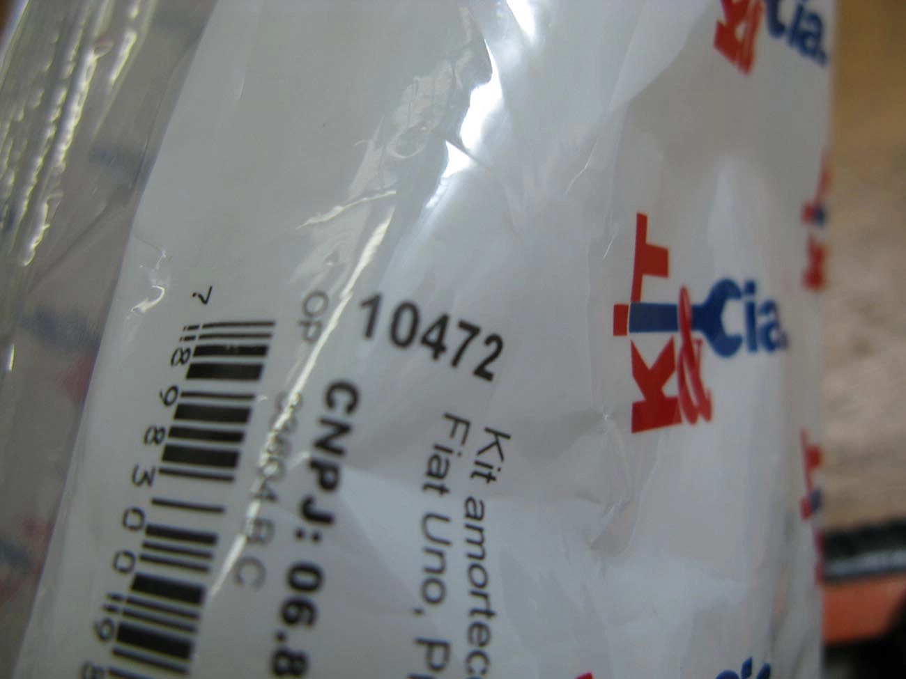KIT AMORTECEDOR DIANTEIRO COM COXIM FIAT UNO/PREMIO/ELBA /92 C/COXIM