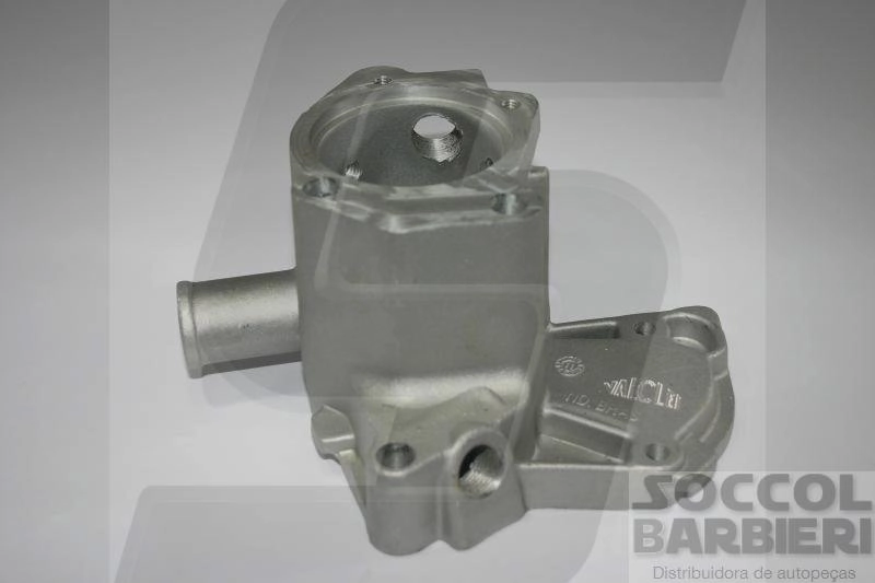 CARCACA VALVULA TERMOSTATICA - FIAT UNO/PREMIO/ELBA/FIORINO 84/ - 2 SAIDAS C/AR