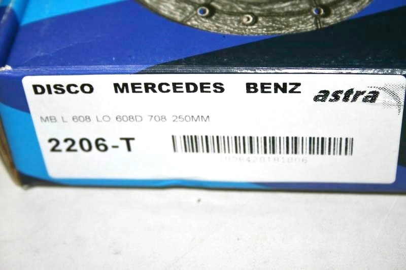 DISCO EMBREAGEM MB 608/708 - 250MM