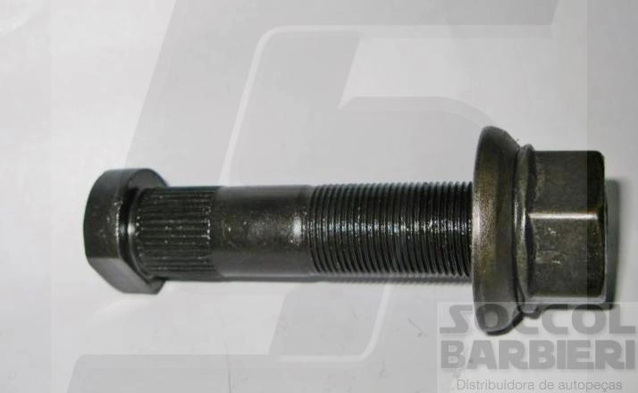 PARAFUSO RODA CARRETAS RANDON - 22X110 - CONJUNTO C/PORCA OSCILANTE 32 - P/RODA ALUMINIO