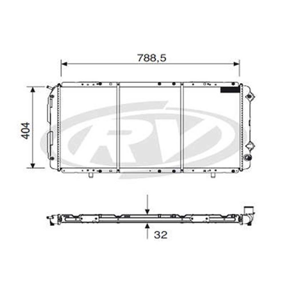 RADIADOR FIAT DUCATO 2.3 2010/ - C/ACD