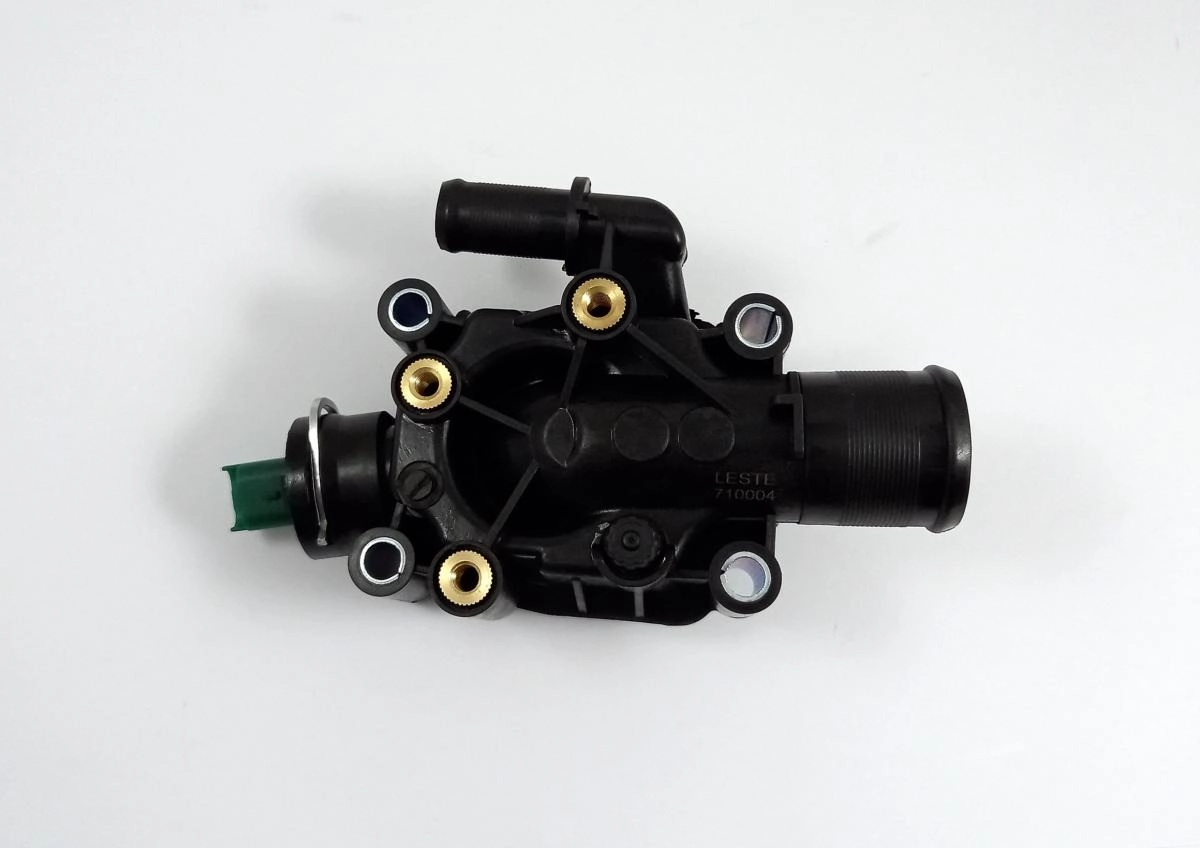 VALVULA TERMOSTATICA PLASTICA COM SENSOR CITROEN C3/C4 1.6 16V - PEUGEOT 206/207/307 1.6 16V