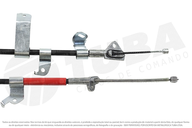 CABO DE FREIO TRASEIRO DIREITO TOYOTA ETIOS SEDAN 1.3/1.5 2012/ - 1660MM