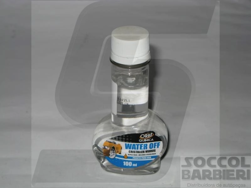 ORBI WATER OFF 100 ML CRISTALIZADOR VIDROS USO EXTERNO 100MLS