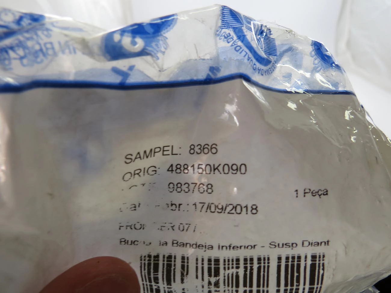 BUCHA BANDEJA INFERIOR NISSAN FRONTIER 2007/ - SUSPENSÃO DIANTEIRA