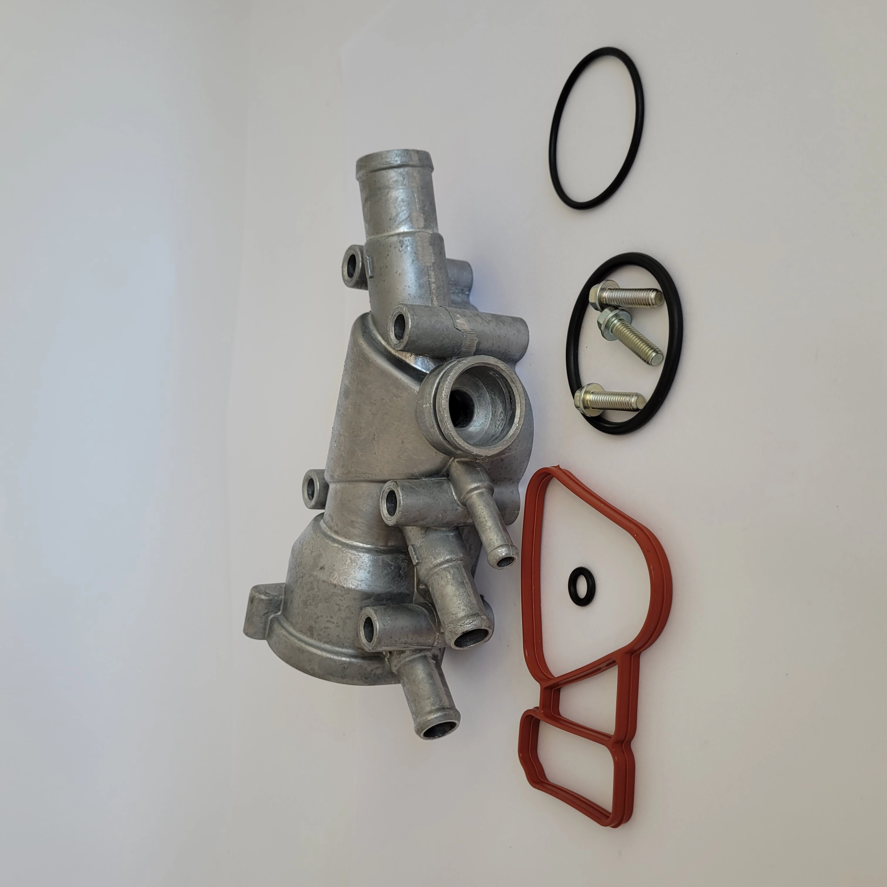 CARCAÇA/FLANGE ALUMÍNIO VÁLVULA TERMOSTÁTICA MOTOR ZETEC ROCAN CARCAÇA/CAVALETE ÁGUA FORD KA/FIESTA/NOVO COURIER 99/09 FOCUS 1.6 03/