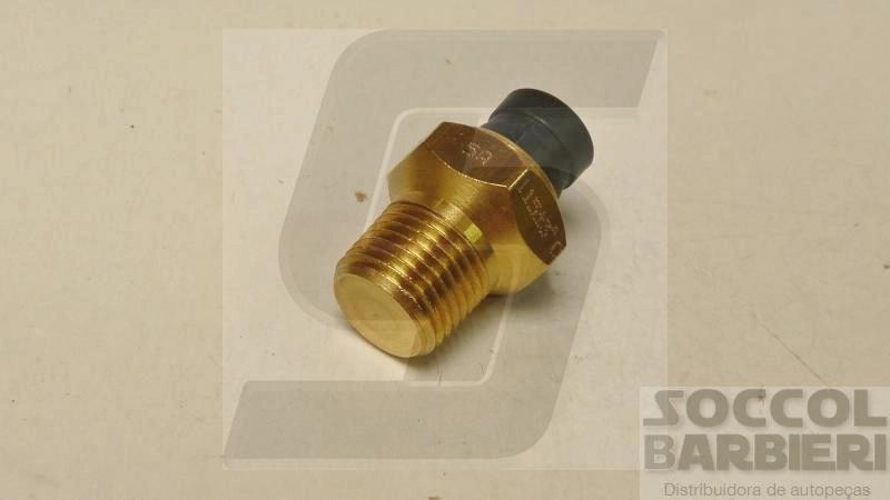SENSOR TEMPERATURA INTERRUPTOR TÉRMICO PRETO FIAT UNO - COM LÂMPADA INDICADORA NO PAINEL