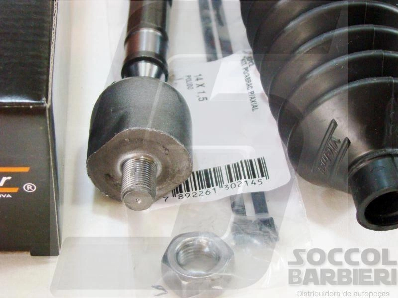 ARTICULAÇÃO/BARRA AXIAL DIREÇÃO COM COIFA DIREITA/ESQUERDA FORD CORCEL/BELINA/DEL REY/PAMPA TODOS