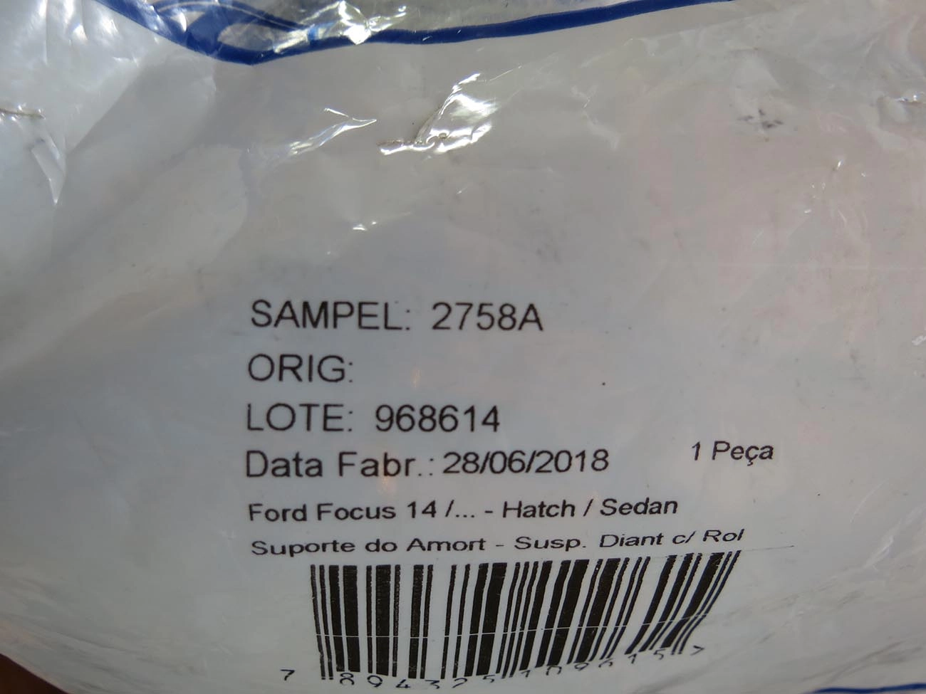 COXIM AMORTECEDOR DIANTEIRO COM ROLAMENTO FORD NOVO FOCUS 07.2013/