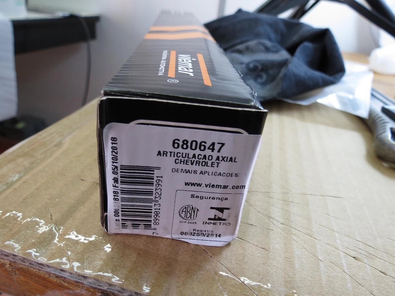 BARRA AXIAL DIREÇÃO ELÉTRICA GM COBALT/ONIX/NOVO PRISMA/SPIN 17/ - JOY/PLUS 20/21/