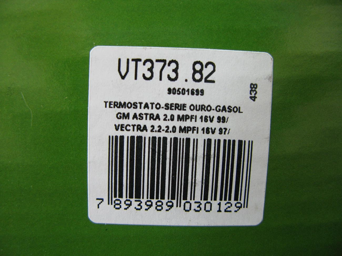 VÁLVULA TERMOSTÁTICA COM CARCAÇA SÉRIE OURO GM ASTRA/VECTRA/ZAFIRA 2.0/2.2 16V 96/ TRACKER 06/08