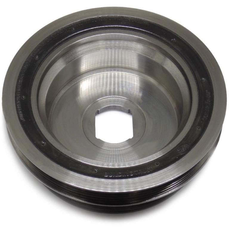 POLIA DO VIRABREQUIM - DAMPER - DUPLA 1 PISTA POLY V 7PK / 1 PISTA POLY V 5PK - NISSAN FRONTIER 2.3