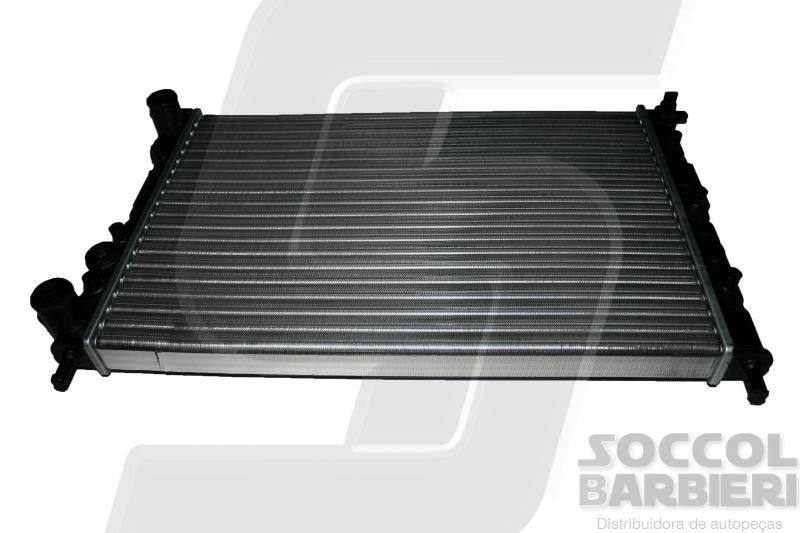 RADIADOR 359X521 COM DEFLETOR PARAFUSADO FIAT PALIO/WEEKEND/SIENA 1.0/1.3/1.5 99/