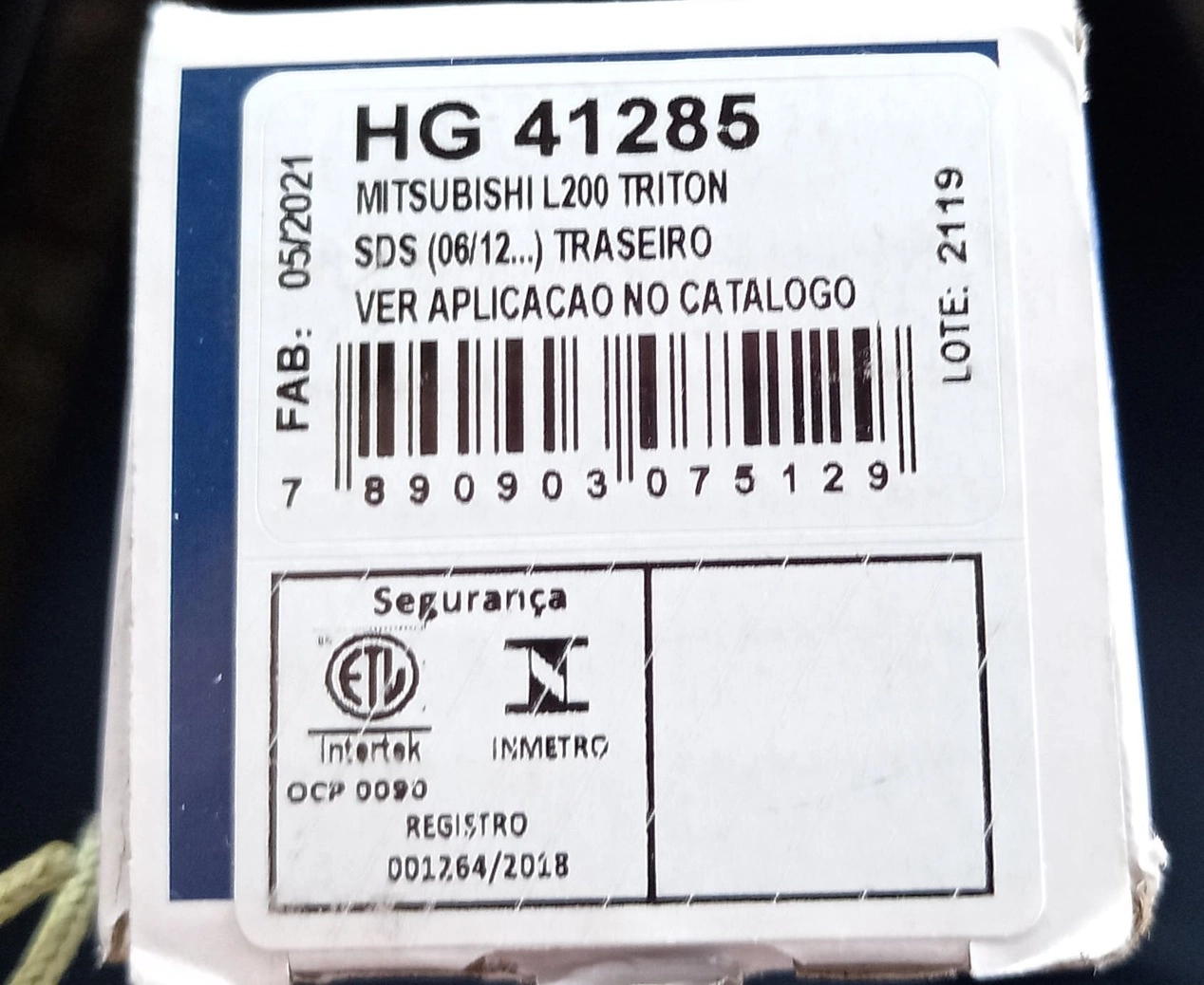 AMORTECEDOR MITSUBISHI L-200 TRITON 06.12/2020 - TRASEIRO DIREITO/ESQUERDO - SUSPENSÃO SDS