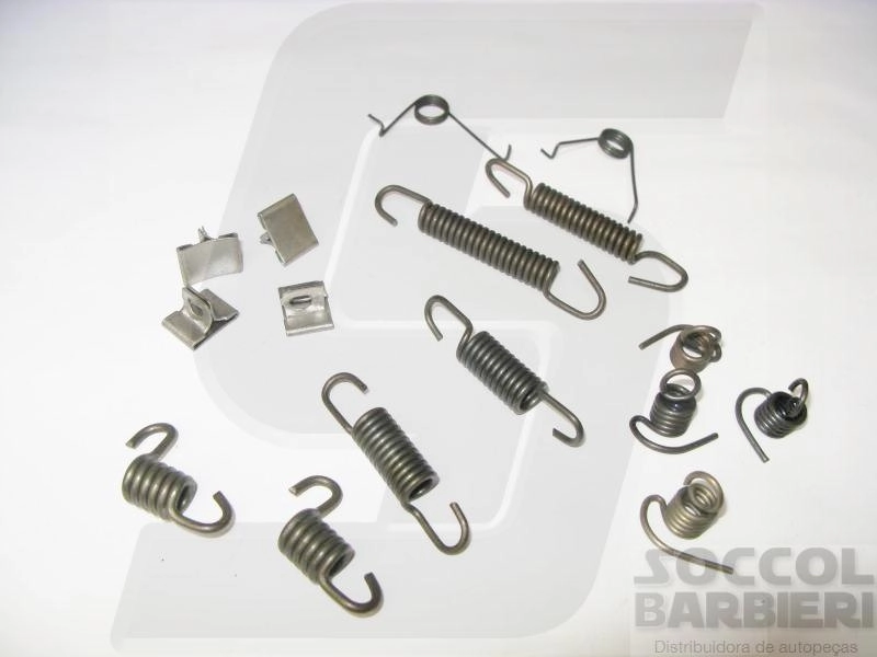 REPARO COMPLETO PATIM/MOLAS SAPATA FREIO TRASEIRA PARA DOIS LADOS FORD CORCEL/BELINA/DEL REY/PAMPA 4X4