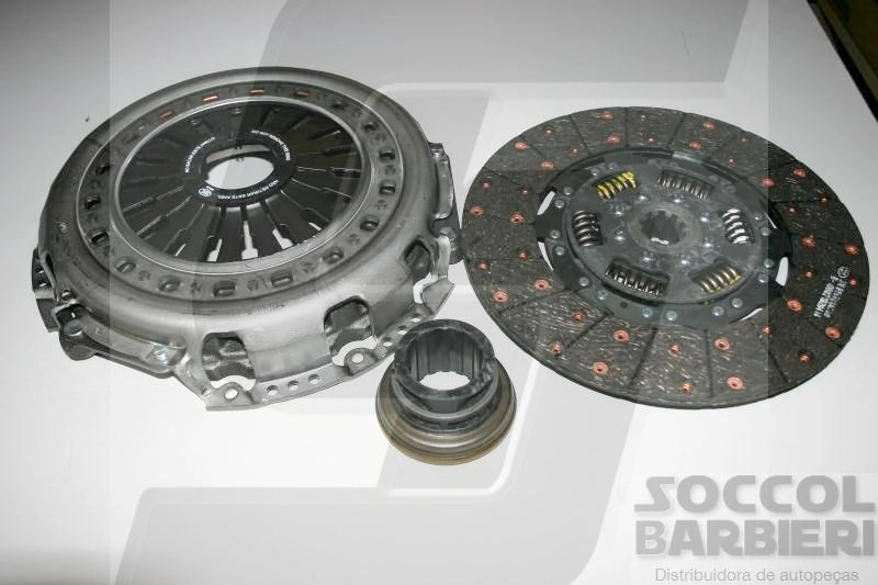 KIT DE EMBREAGEM - FORD F-1000/4000 MWM 04.92/96 ASPIRADOS - F-1000 TURBO MWM - 300MM 10 ESTRIAS