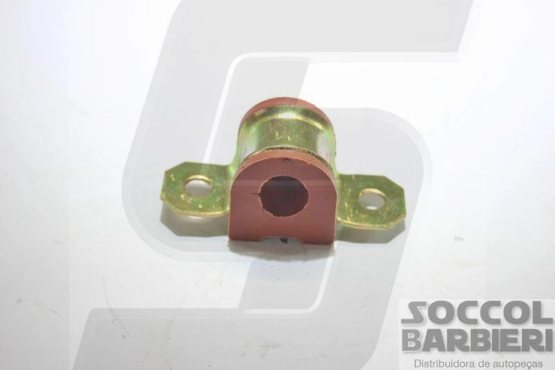 KIT BUCHA VERMELHA CENTRAL ESTABILIZADOR DIANTEIRO FIAT UNO/PREMIO/ELBA 1.6 - COM ABRACADEIRA
