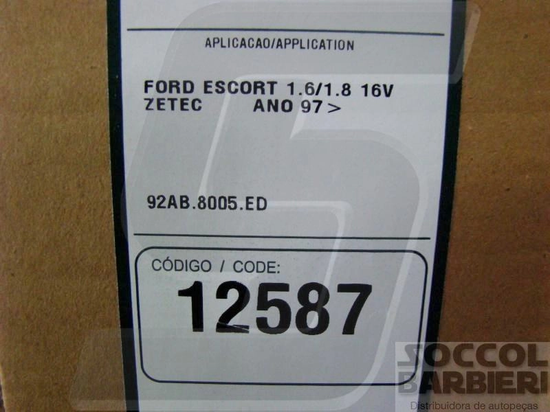 RADIADOR FORD ESCORT 1.6 8V 00/02 - ESCORT 1.8 16V 97/02 MOTOR ZETEC - COM OU SEM AR CONDICIONADO