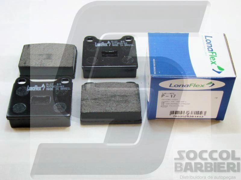 PASTILHA FREIO RODA DIANTEIRA VW GOL/VOYAGE/PARATI/SAVEIRO/PASSAT 1.0/1.6 /93