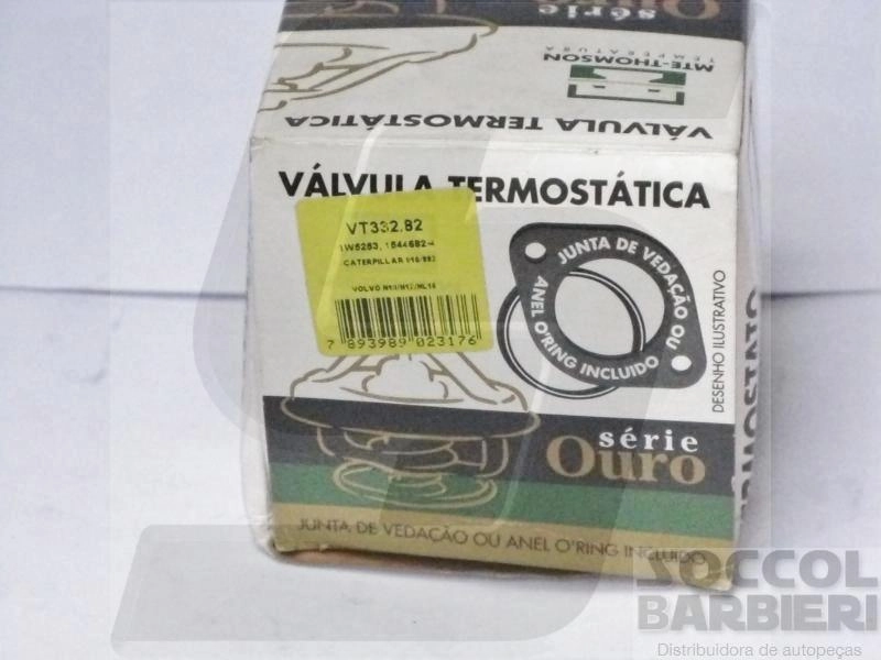 VALVULA TERMOSTATICA CUMMINS SERIE C/J/H/N/NH/NHH - SERIE OURO