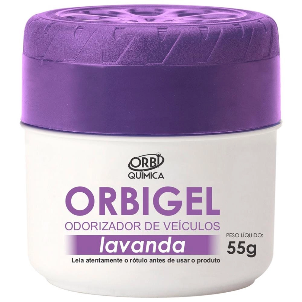 ORBIGEL GEL ODORIZADOR VEICULOS LAVANDA 55G
