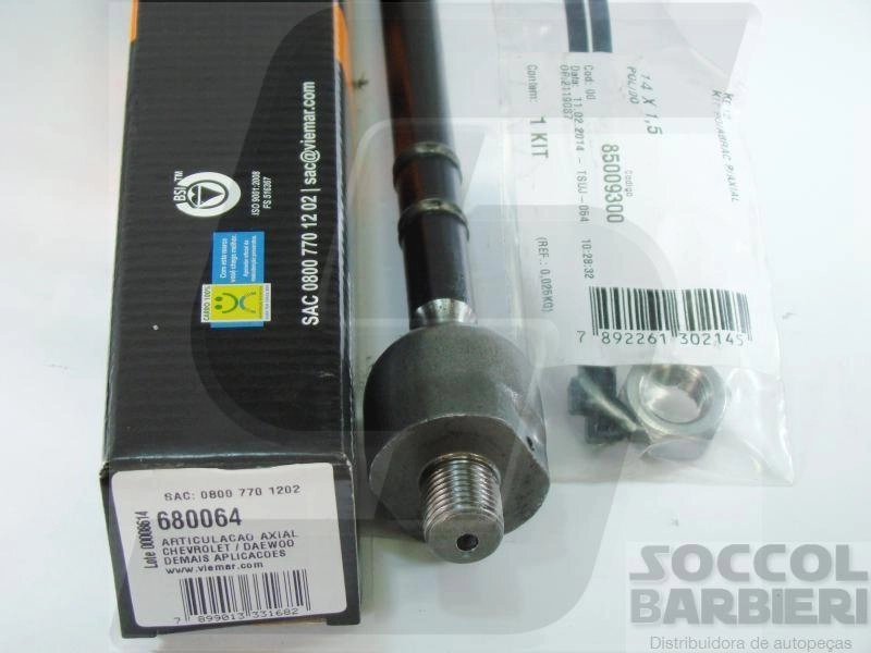 ARTICULAÇÃO/BARRA AXIAL DIREÇÃO HIDRÁULICA ZF GM VECTRA 97/05 DAEWOO NUBIRA 97/99