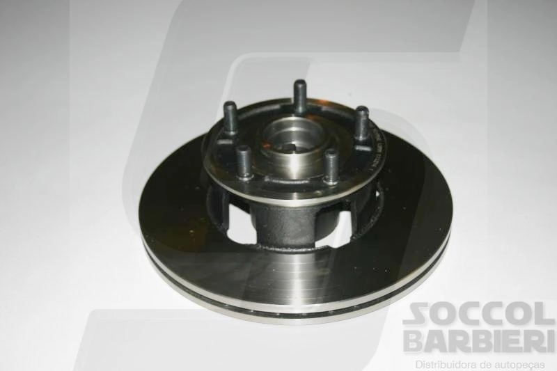 DISCO FREIO DIANTEIRO COM CUBO VENTILADO 268MM GM OPALA/CARAVAN 80/