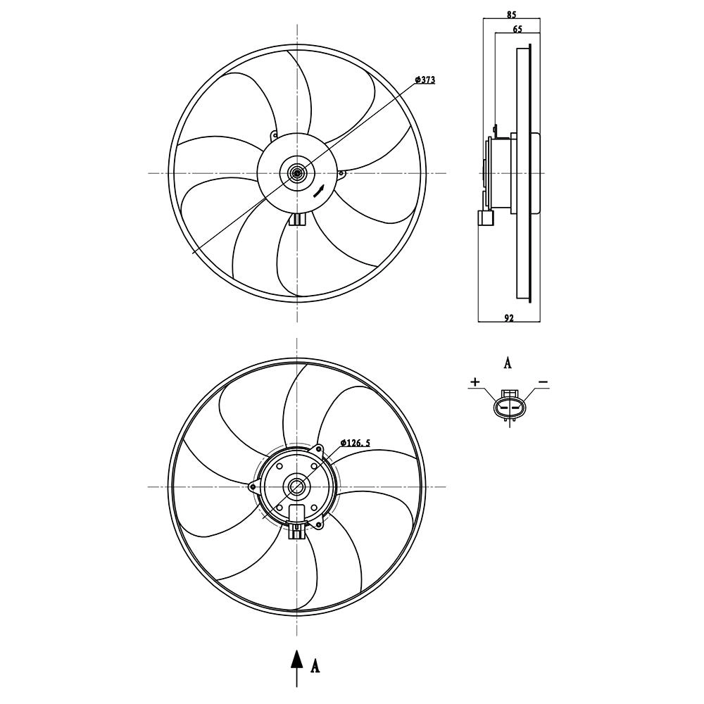 ELETROVENTILADOR TOYOTA ETIOS 1.3/1.5 2012/2016