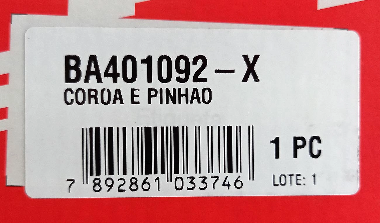 CONJUNTO COROA PINHÃO 41X9 EIXO DANA 70HD PINHAO 9X41 FORD F-4000 /96 VW 6.80/6.90/7.90