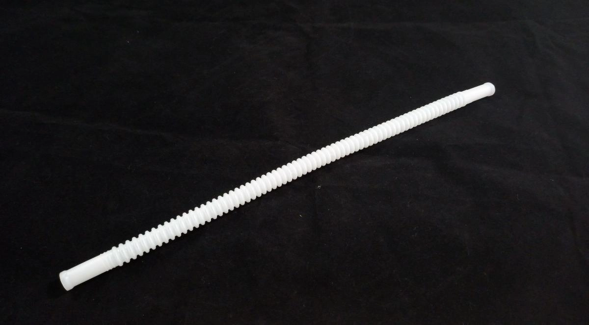 TUBO CORRUGADO BOMBA DE COMBUSTÍVEL - 330MM - BOCAL 7,5X7,5MM
