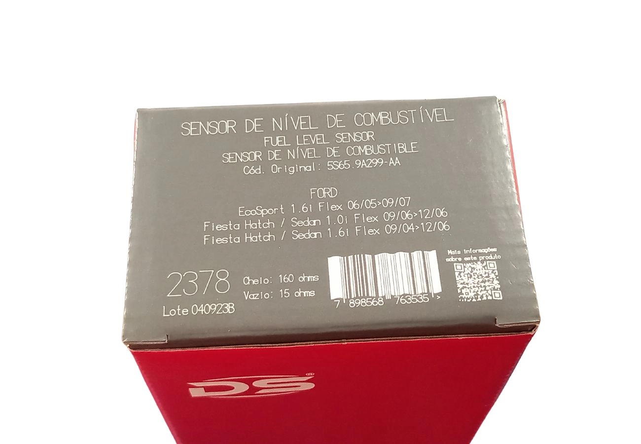 SENSOR/BOIA DE NÍVEL COMBUSTÍVEL FORD ECOSPORT 1.6/2.0 2003/2007 FIESTA 1.0/1.6 04/06 ZETEC ROCAM
