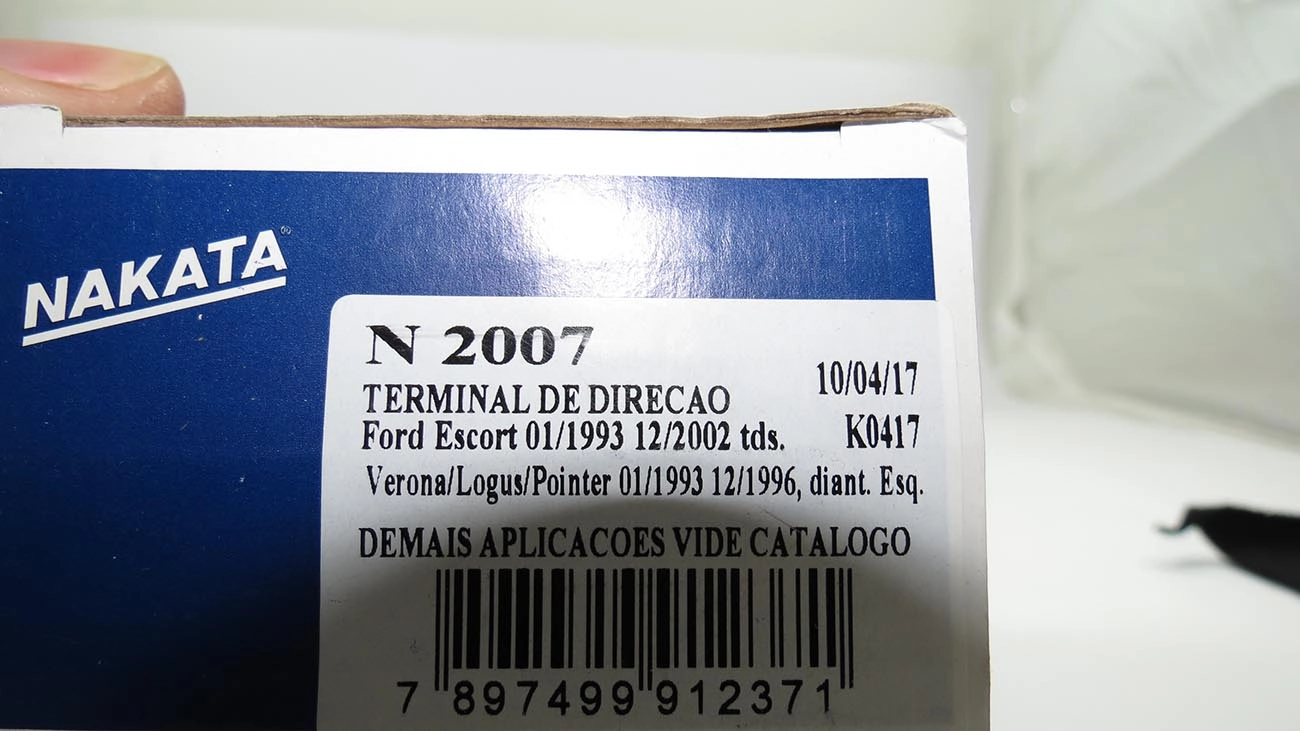 TERMINAL DIREÇÃO ESQUERDO FORD ESCORT/VERONA 93/ VW LOGUS/POINTER 93/96