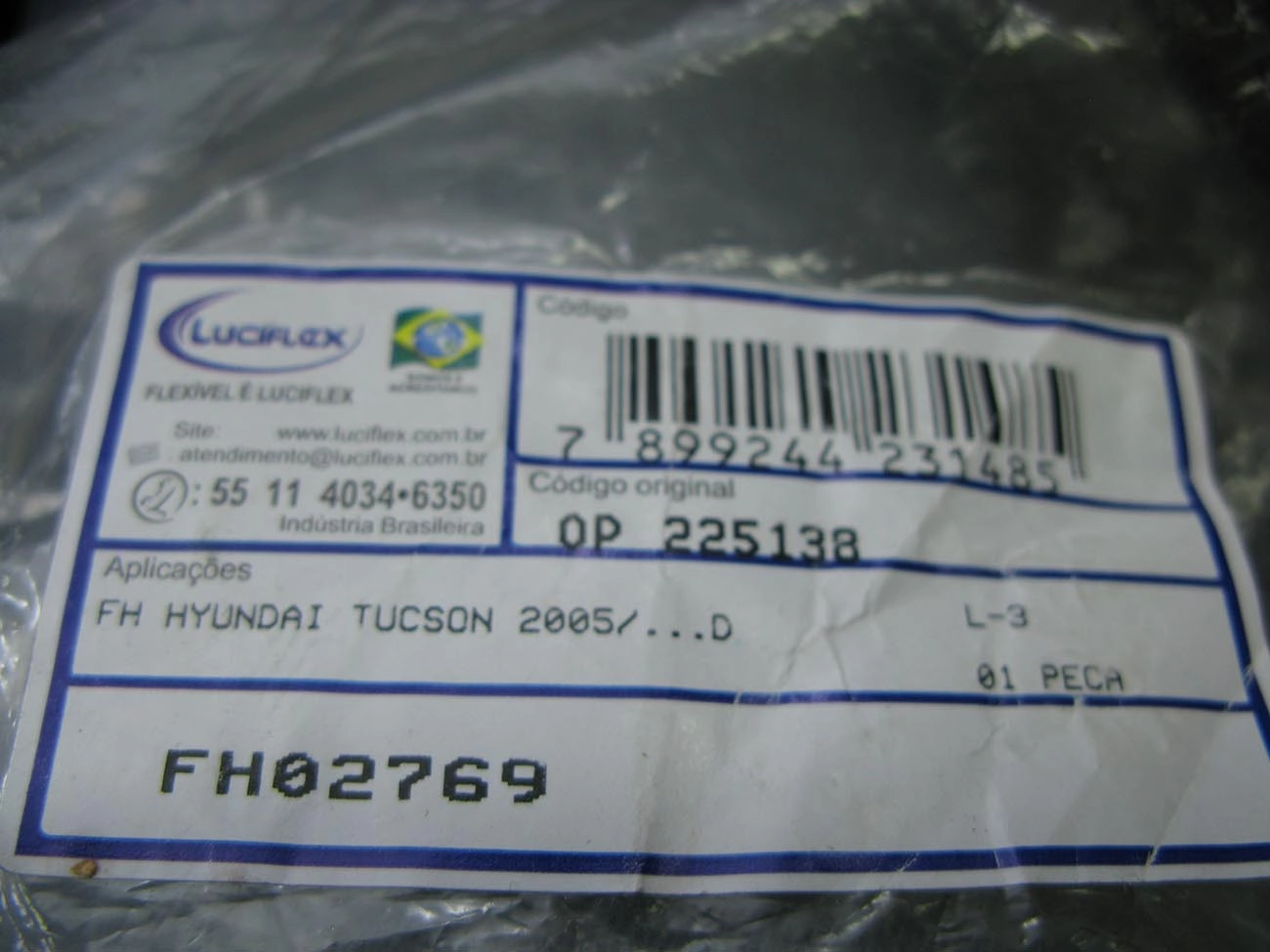 FLEXIVEL FREIO HYUNDAI TUCSON 2005/ - DIANTEIRO
