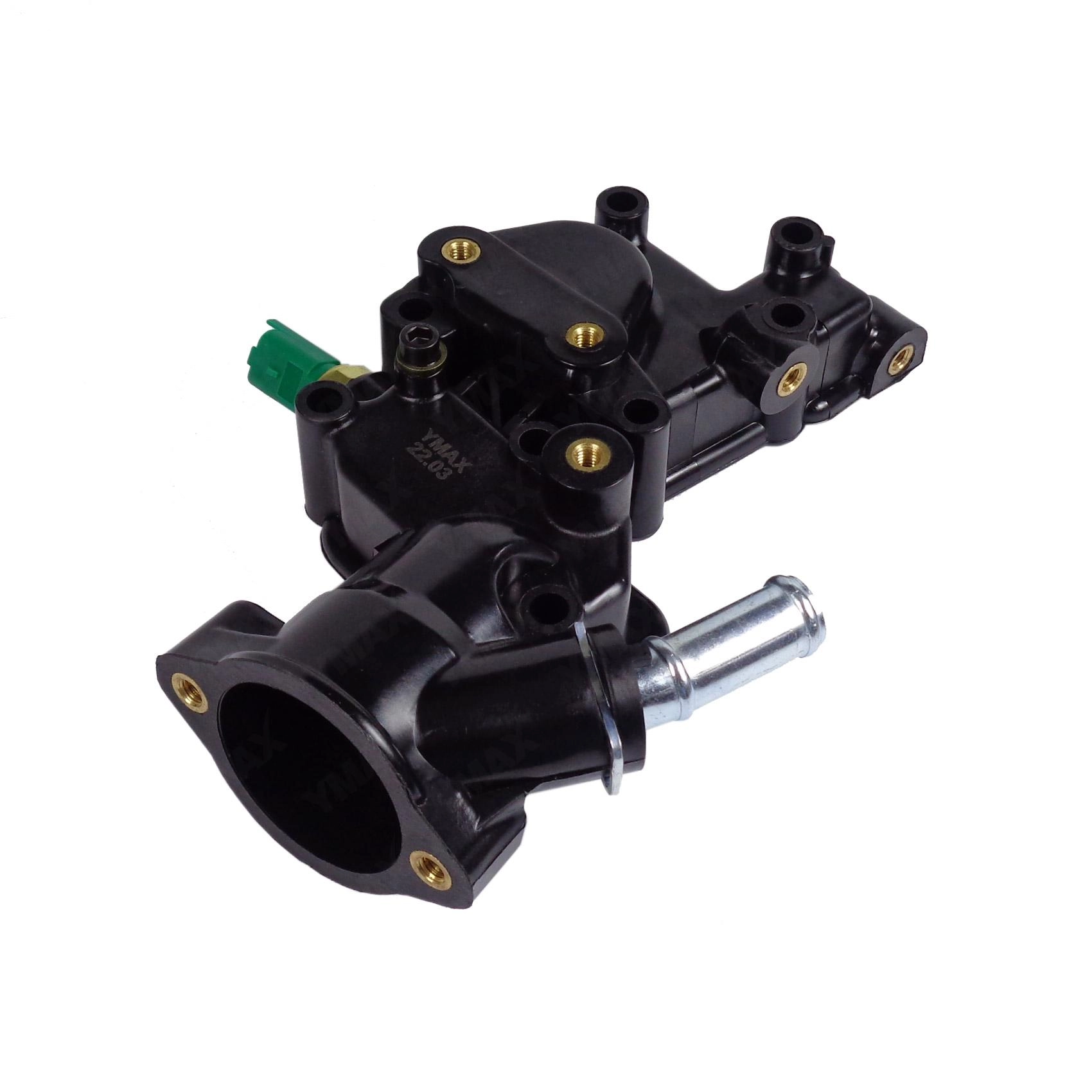 CARCAÇA PLÁSTICA COM VÁLVULA TERMOSTÁTICA PEUGEOT 206/207/HOGGAR 1.4 05/13 8V - MOTOR TU3JP