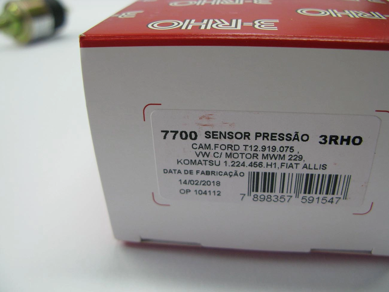 SENSOR MECÂNICO PRESSÃO ÓLEO PRESSAO OLEO VW 11.130 A 35.300 TODOS MWM D-229 4/6 CIL
