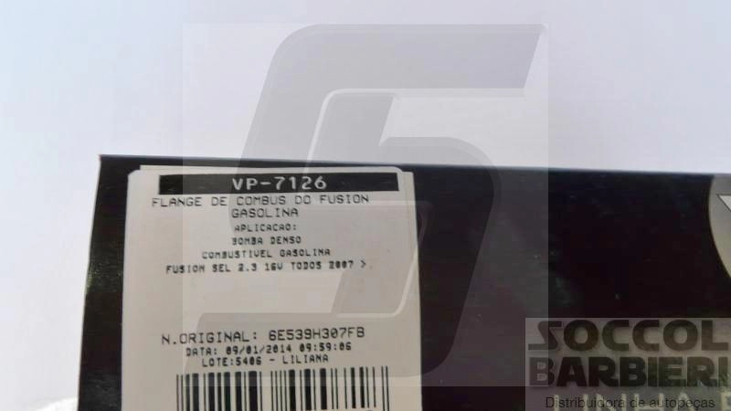 FLANGE BOMBA COMBUSTÍVEL FORD FUSION 2.3 16V 2007/ - GASOLINA  SISTEMA DENSO
