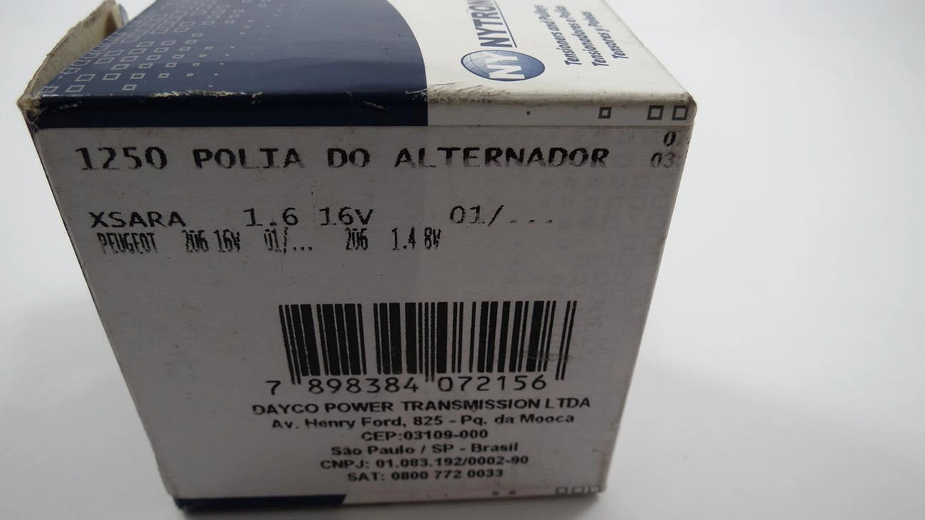 POLIA TENSOR CORREIA ALTERNADOR/TENSIONADOR AUXILIAR ACESSÓRIOS MOTOR PEUGEOT 206 207 1.4 8V/16V 01/ XSARA 1.6 10,30X60X26,50MM