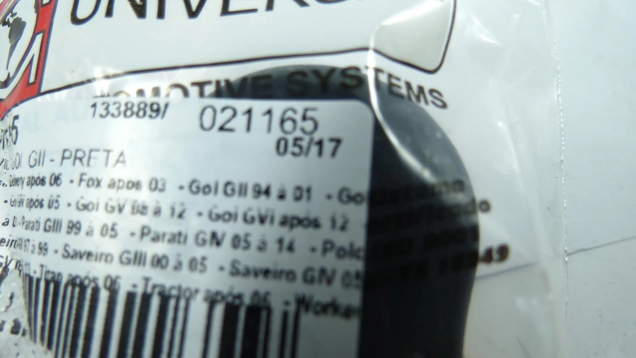 MANIVELA VIDRO VW GOL/PARATI/SAVEIRO GERACAO III TODOS - PLASTICO PRETA