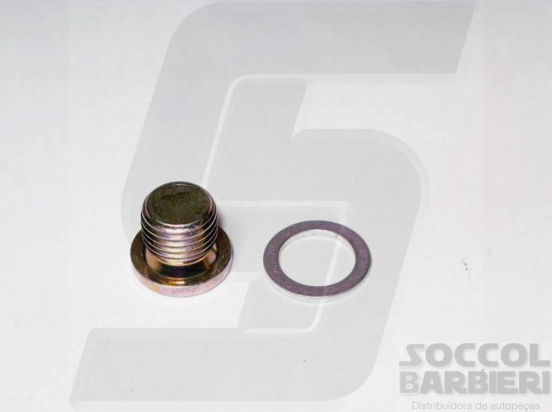 BUJAO CARTER ÓLEO MOTOR VW GOL/PARATI/SANTANA/FOX AUDI A3/A4 - ALLEN 6MM M14X1,25MM - 11,3MM