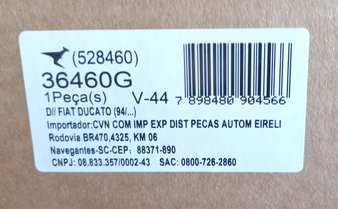 AMORTECEDOR DIANTEIRO FIAT DUCATO 98/16 - PEUGEOT BOXER 97/ - CITROEN JUMPER 97/