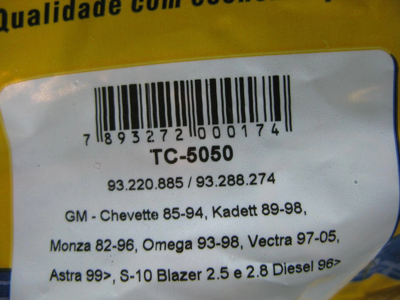TAMPA PARA RESERVATÓRIO ÁGUA PRESSÃO 1.4 BAR RADIADOR GM CHEVETTE/MONZA/KADETT/IPANEMA/OMEGA/VECTRA/ASTRA/S-10