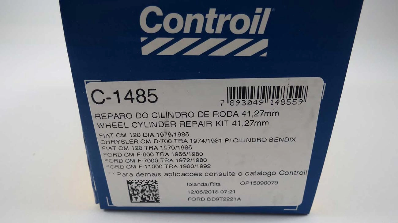 REPARO CILINDRO RODA 41.27MM GM A/C/D-60 64/79 1-5/8 TRASEIRO