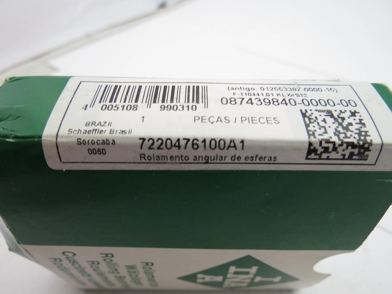 ROLAMENTO ESFERAS CÂMBIO EIXO PILOTO DIANTEIRO MB 1113/1313/1513/2013 - CAIXA G3/36/40 - 45X85X19MM