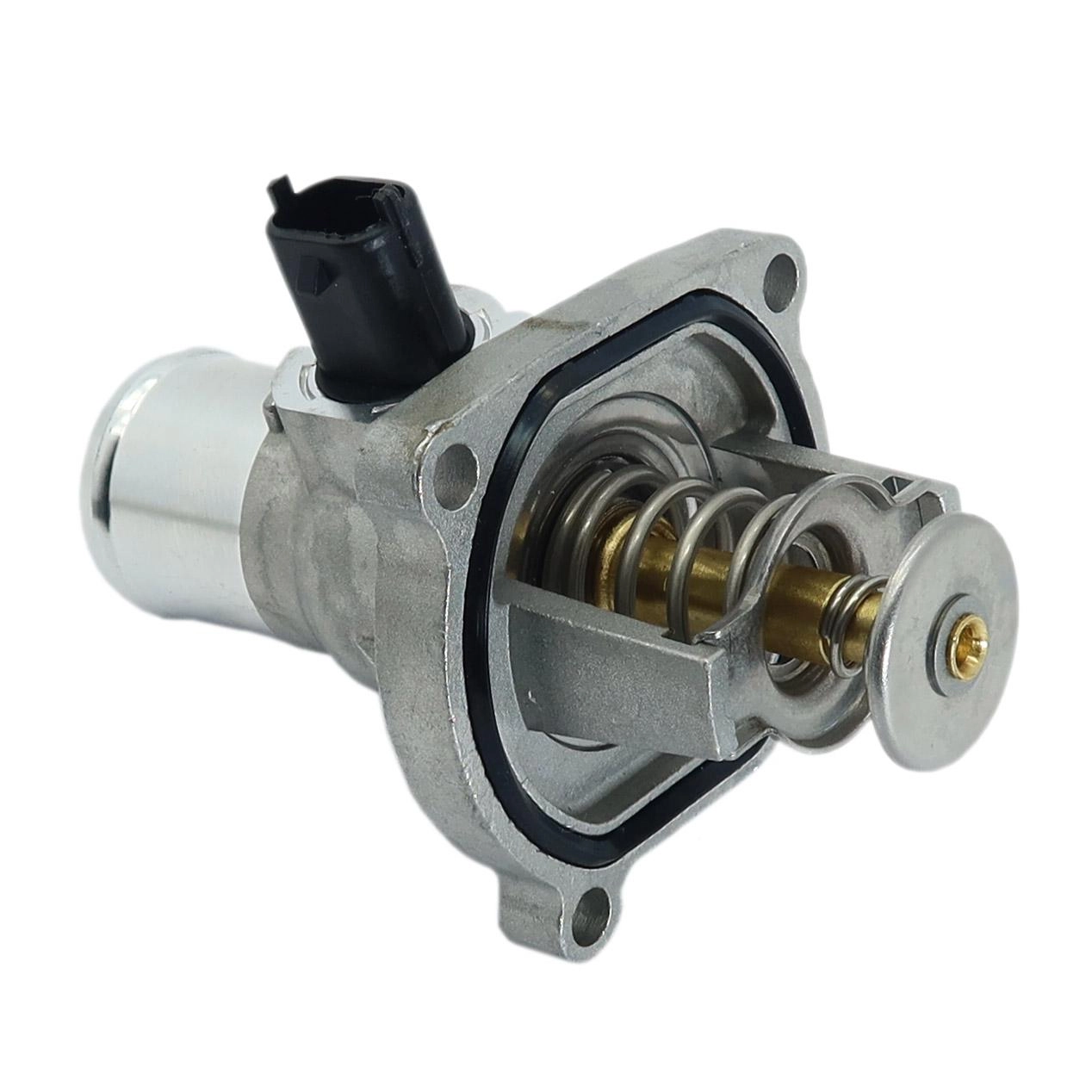 VALVULA TERMOSTATICA FLANGE ALUMINIO GM CRUZE 1.8 12/16 - SONIC 1.6 12/14 - TRACKER 1.8 /2.0 14/16