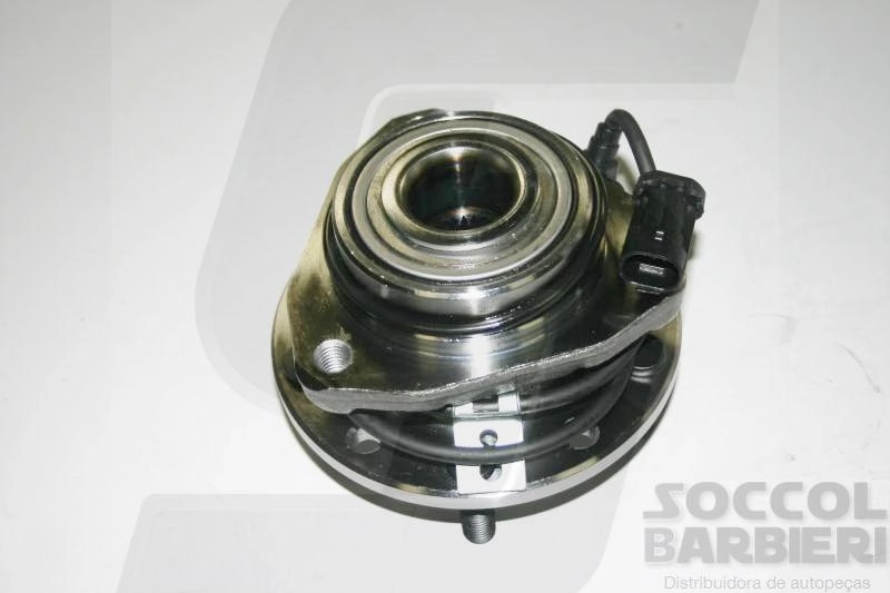 CUBO RODA DIANTEIRO COM ROLAMENTO ABS 5 FUROS 27 ESTRIAS GM S-10/BLAZER 4X4 98/2011