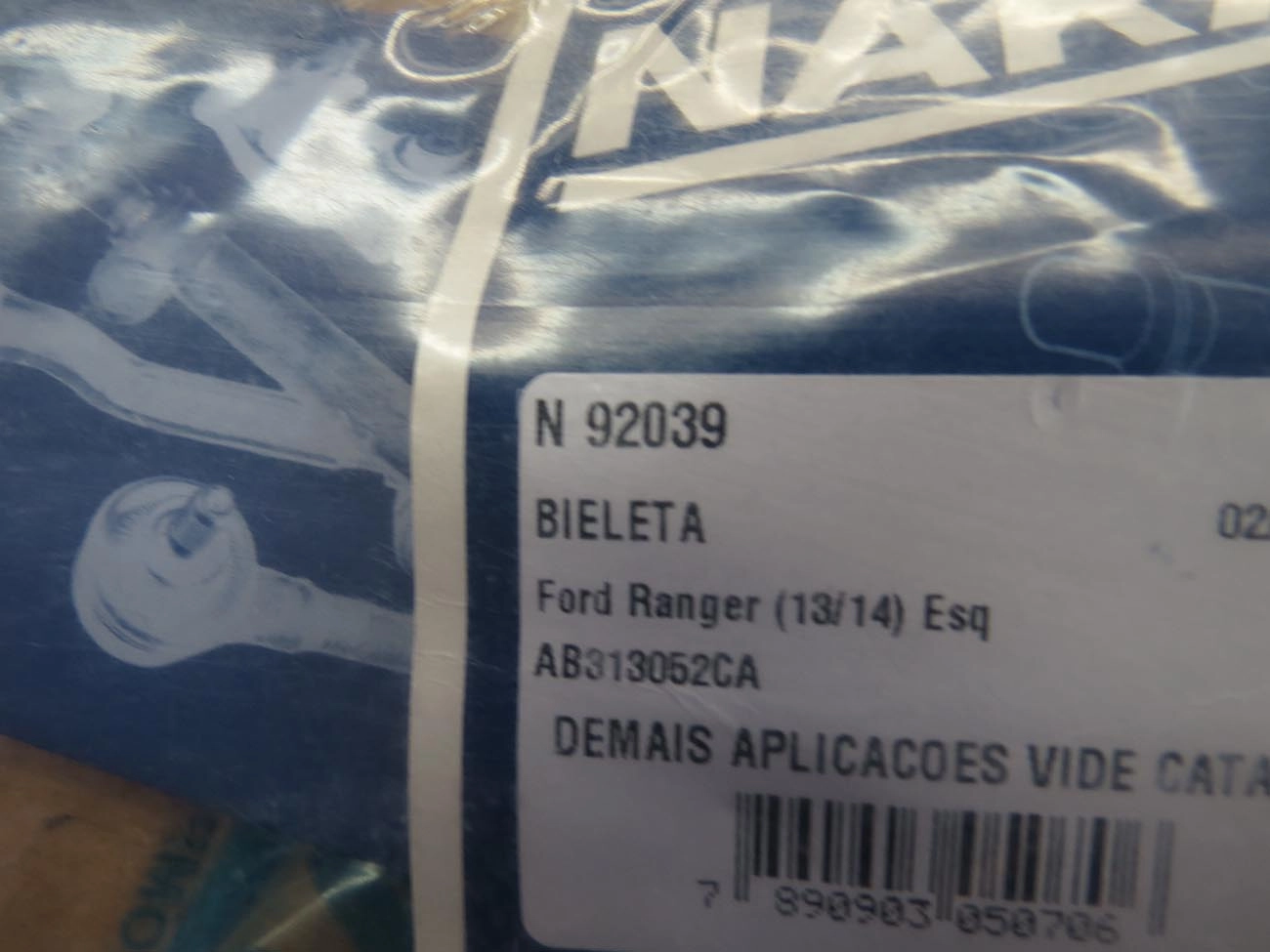 BIELETA DIANTEIRA ESQUERDA FORD NOVA RANGER 2013/2019
