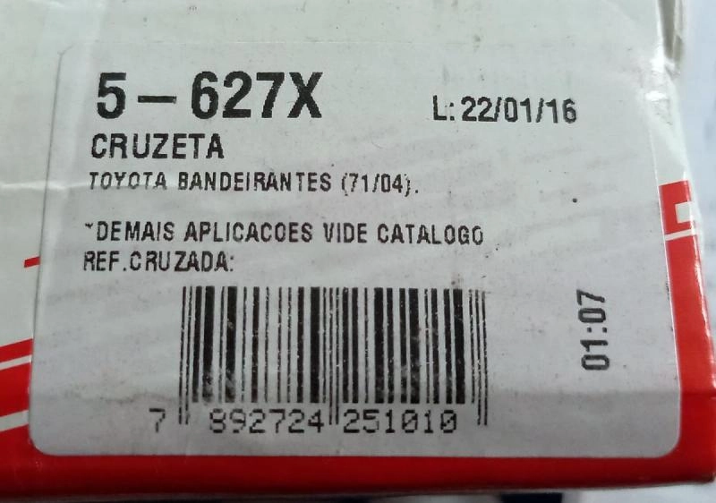 CRUZETA CARDAN GM 3100 4X2 56/73 - C-14 4X2 64/73 GASOLINA - 30,20X92MM - QUATRO CHAVETAS EXTERNAS