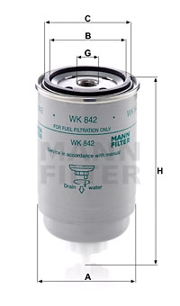 FILTRO BLINDADO COMBUSTÍVEL COMBUSTIVEL VW KOMBI DIESEL/AGRALE/MWM/FORD F-1000/2000/4000/12000 92/ TURBO